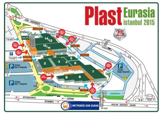 Plast Eurasia 2015-Bezoek ons ​​op 10A07